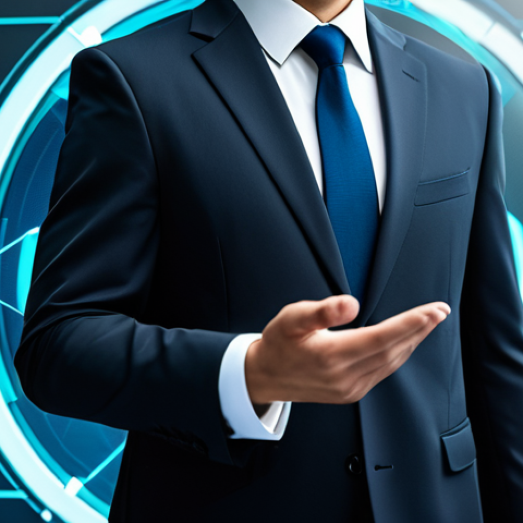 A professional individual in a modest, sleek business suit, standing confidently in a futuristic virtual metaverse hub. Holographic interfaces display verifiable digital asset icons like virtual land plots and unique item previews. The scene emphasizes true digital ownership and a secure virtual economy. Fully clothed, appropriate attire, professional dress, perfect anatomy, correct proportions, natural pose, well-formed hands, proper finger count, natural body proportions, professional photography, high quality, safe for work, appropriate content, family-friendly.
